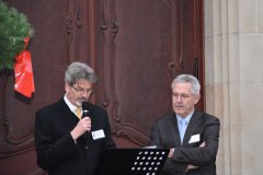 Richard Wolsing und Klaus Schoch beim Vortrag "Wer ist Wer"