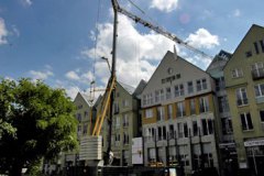 Kranaufstellung